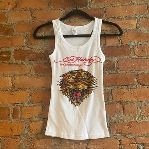 Vintage Ed Hardy tank top women’s size Large